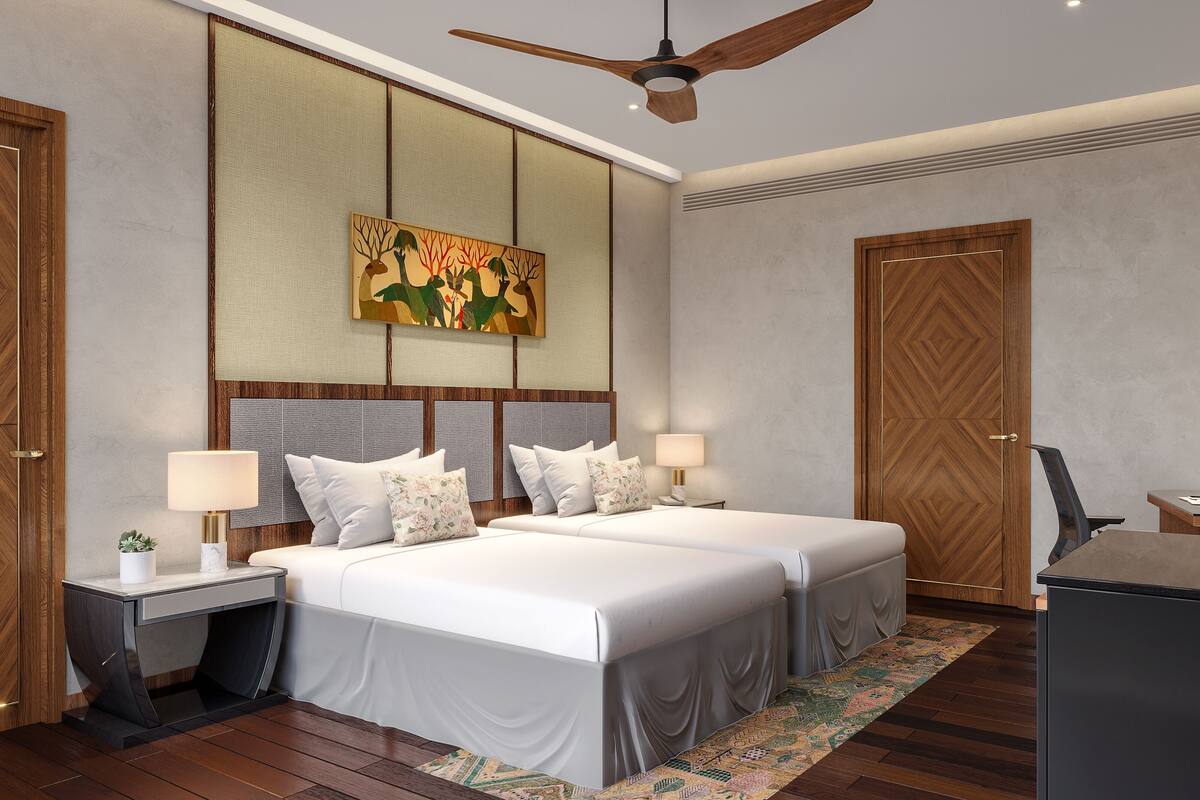 Minibar, in-room safe, desk, blackout curtains