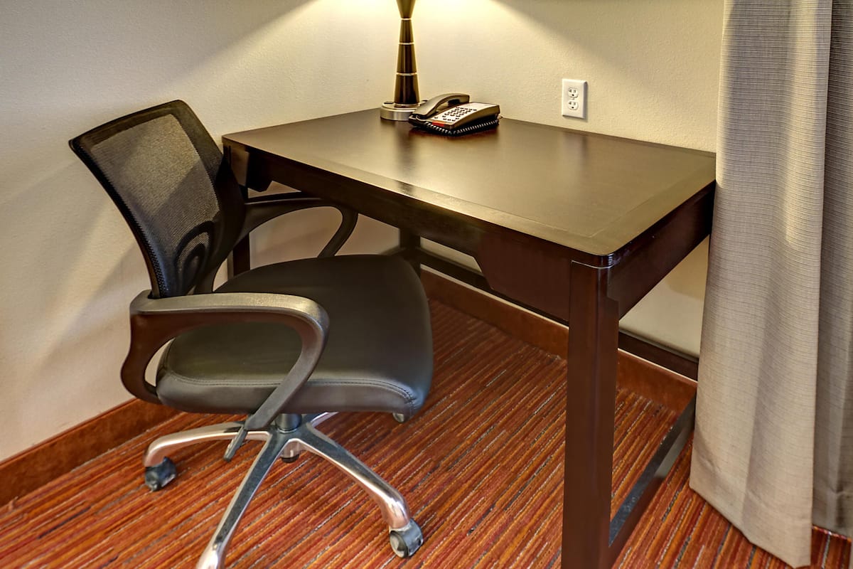 In-room safe, individually furnished, laptop workspace, blackout drapes