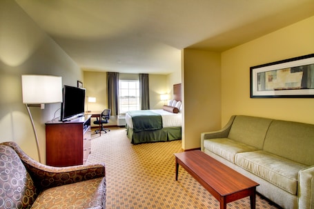 Desk, laptop workspace, iron/ironing board, free WiFi. Stanton Inn & Suites