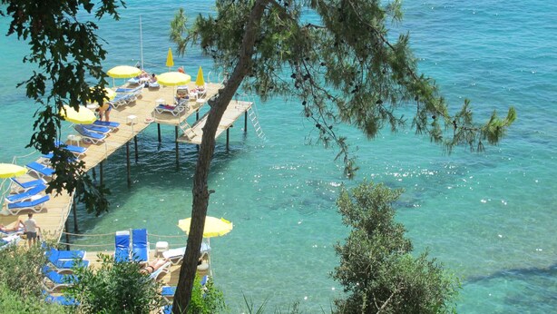 Sun deck - Aska Bayview Resort – All Inclusive (Alanya)