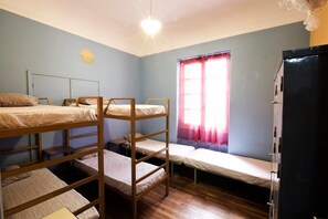 Basic Shared Dormitory, 1 Single Bed (for 6) | In-room safe, free WiFi - Pagration Youth Hostel (Athens)