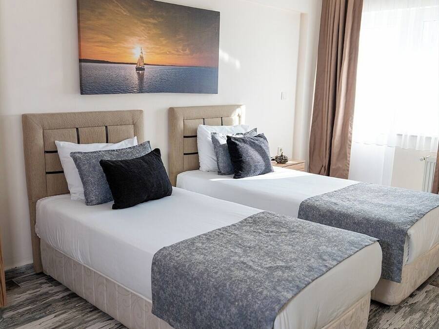1 dormitorio y ropa de cama de alta calidad