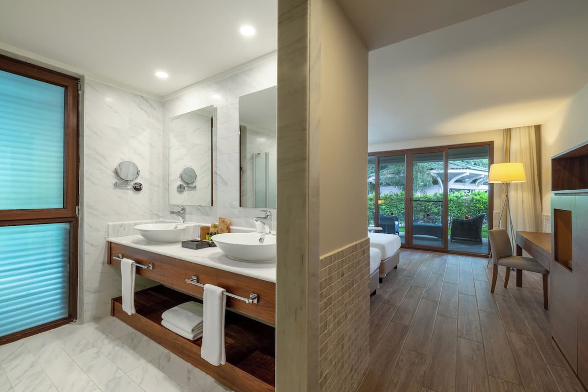 4 habitaciones y ropa de cama de alta calidad
