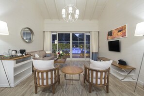 Villa Cedar | Coin séjour | TV connectée