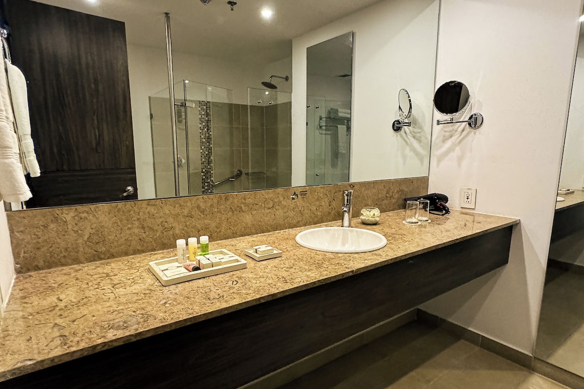 habitación twin superior | bathroom | shower, free toiletries, hair dryer, towels