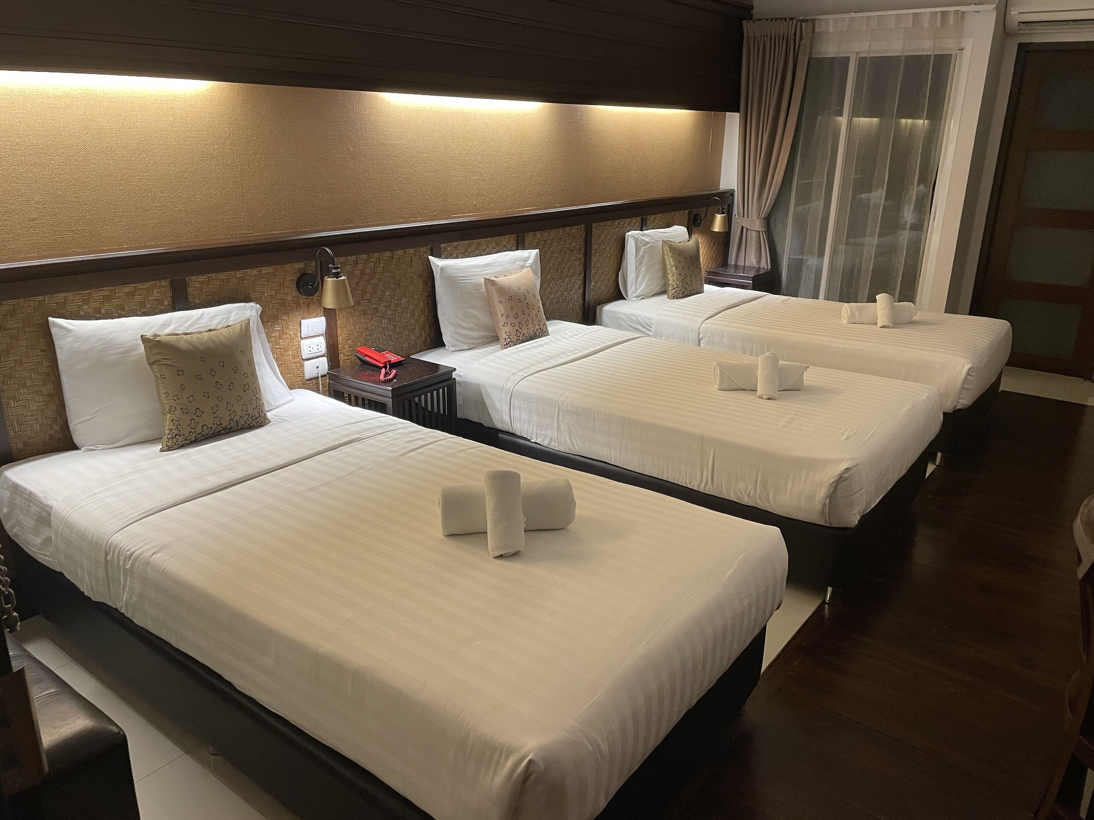 superior triple room, 3 single beds | 1 bedroom, premium bedding, in-room safe, blackout curtains