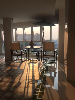 منظر من الجو على ارتفاع عالٍ