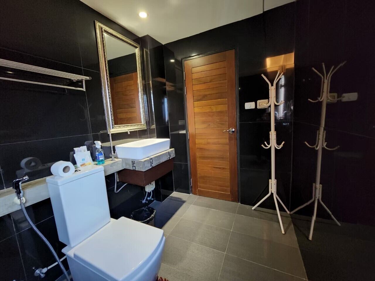 junior quadruple room, multiple beds, accessible, garden view | bathroom | shower, hydromassage showerhead, designer toiletries, hair dryer