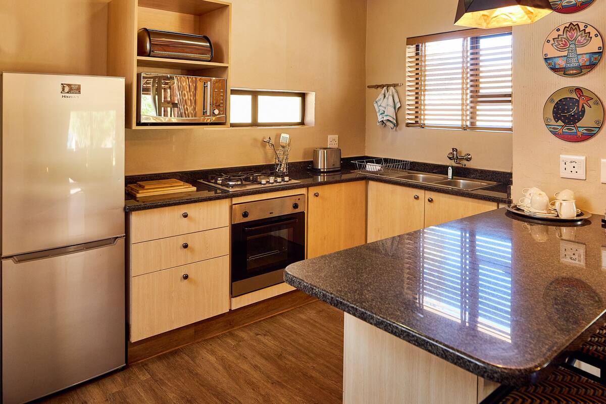 chalet, 3 bedroom, non-pet | private kitchen | fridge, microwave, oven, stovetop