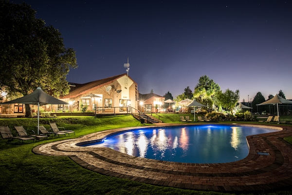 2 outdoor pools, pool umbrellas, sun loungers