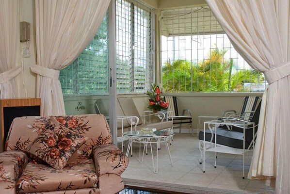 Terrace/patio - Beverley Apartments (St. Lawrence Gap)