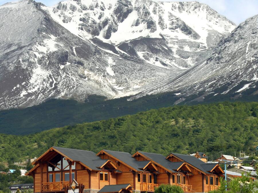 Vue sur la campagne depuis l’hébergement