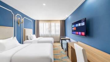 Minibar, desk, rollaway beds, free WiFi