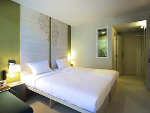 ห้องสแตนดาร์ด, เตียงเดี่ยว 2 เตียง | ตู้นิรภัยในห้องพัก, เตารีด/โต๊ะรีดผ้า, เปล/เตียงเด็กอ่อน (ฟรี)