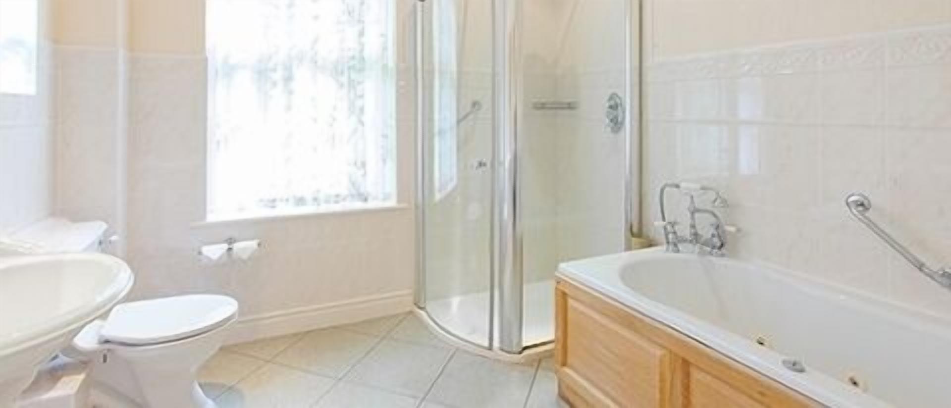 designer toiletries, hair dryer, bathrobes, towels