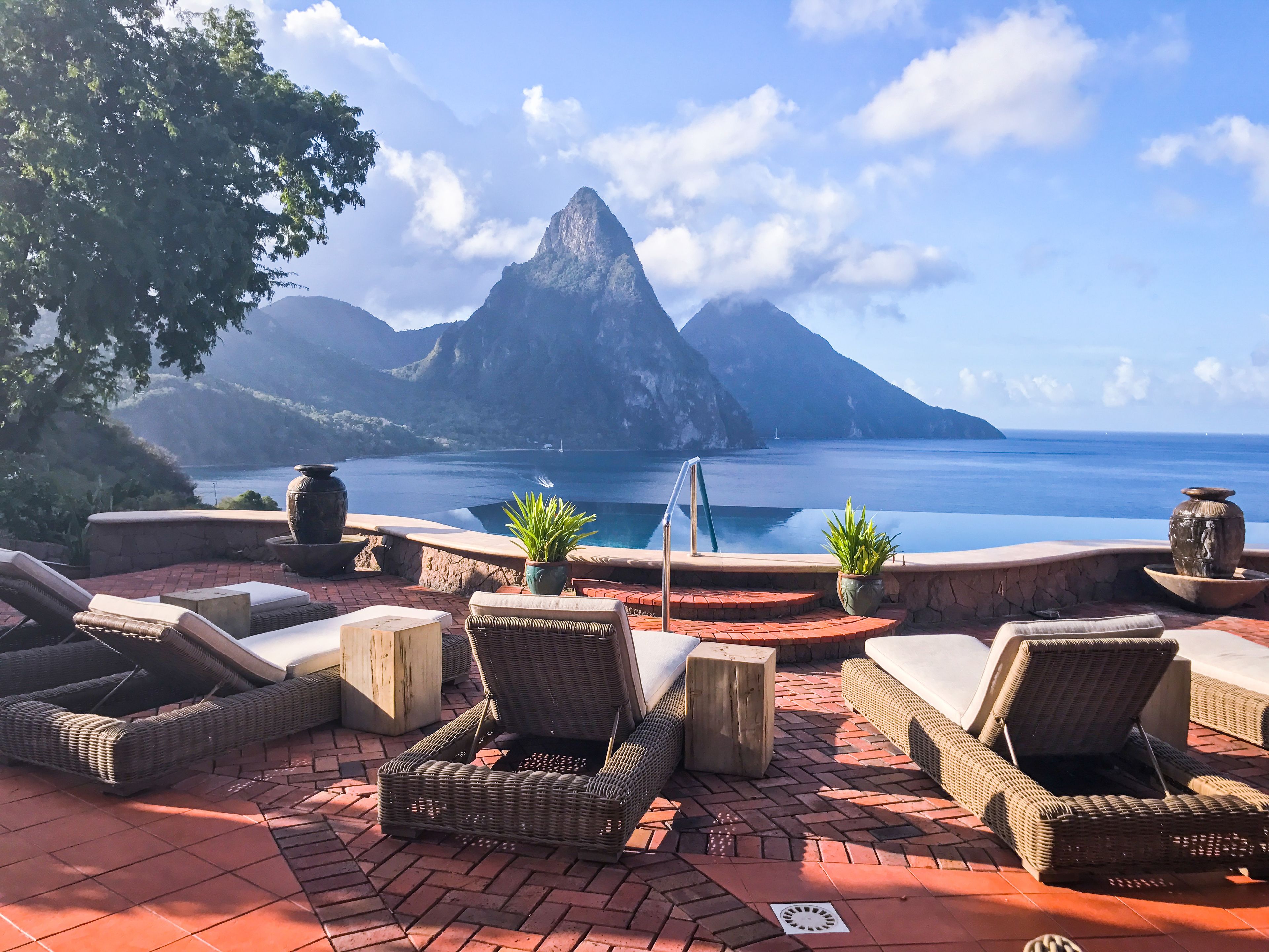 Blick von der Unterkunft