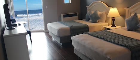 Habitación doble Deluxe, 2 camas Queen size, balcón, vista al océano | Vista desde la habitación
