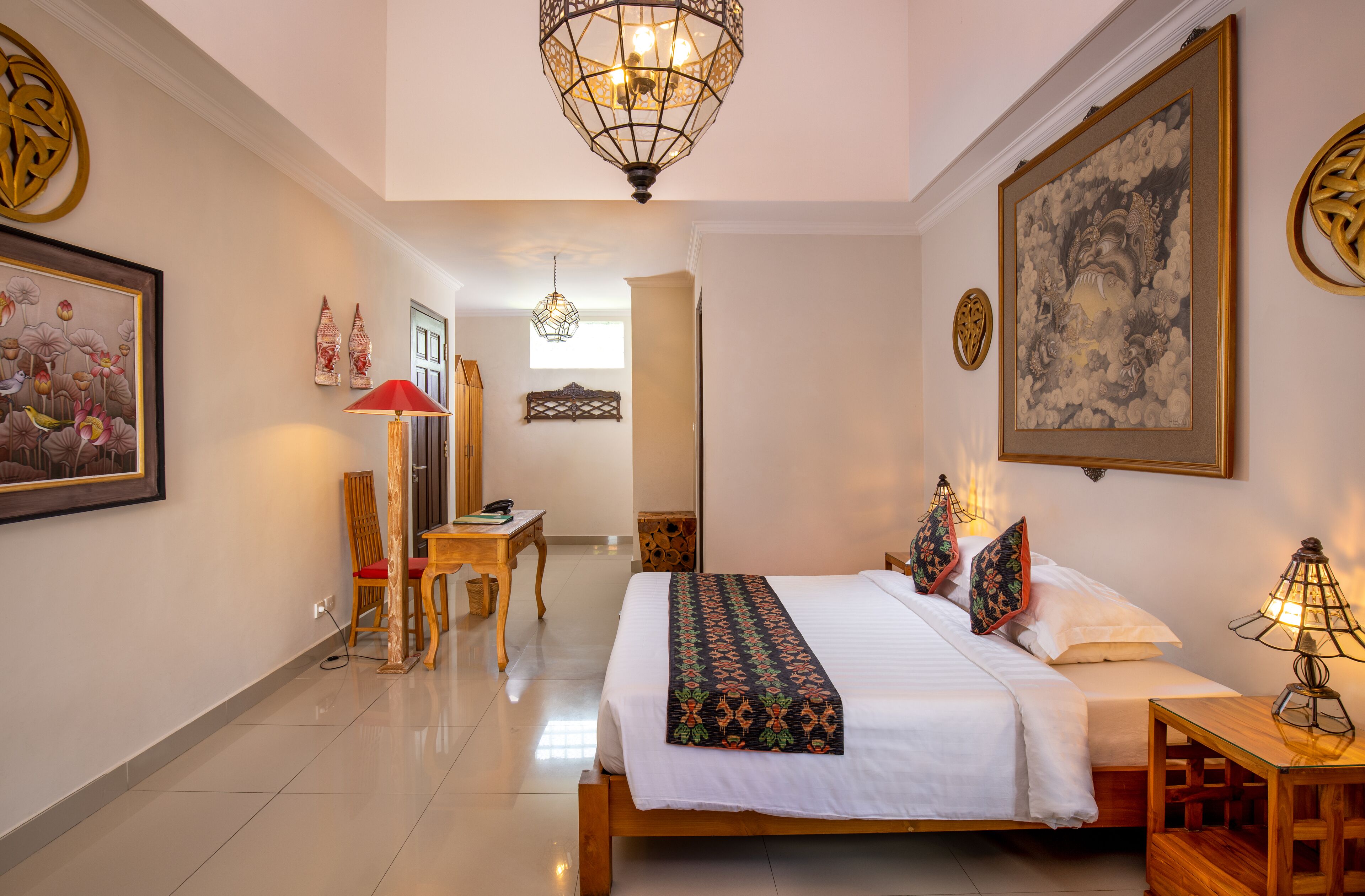 Kahden hengen huone (yksi tai kaksi sänkyä), näköala puutarhaan | Minibaari, työpöytä, ilmainen Wi-Fi, vuodevaatteet