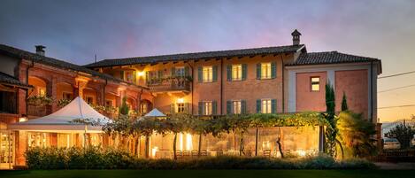 Front of property - evening/night