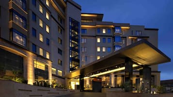 Front of property - evening/night