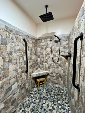 Cottage, Ensuite (Storybook House) | Bathroom - Pleasant Grove Farm LLC (Linton)