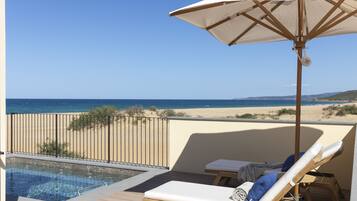 Exclusive Suite, Private Pool, Sea View | Terrace/patio