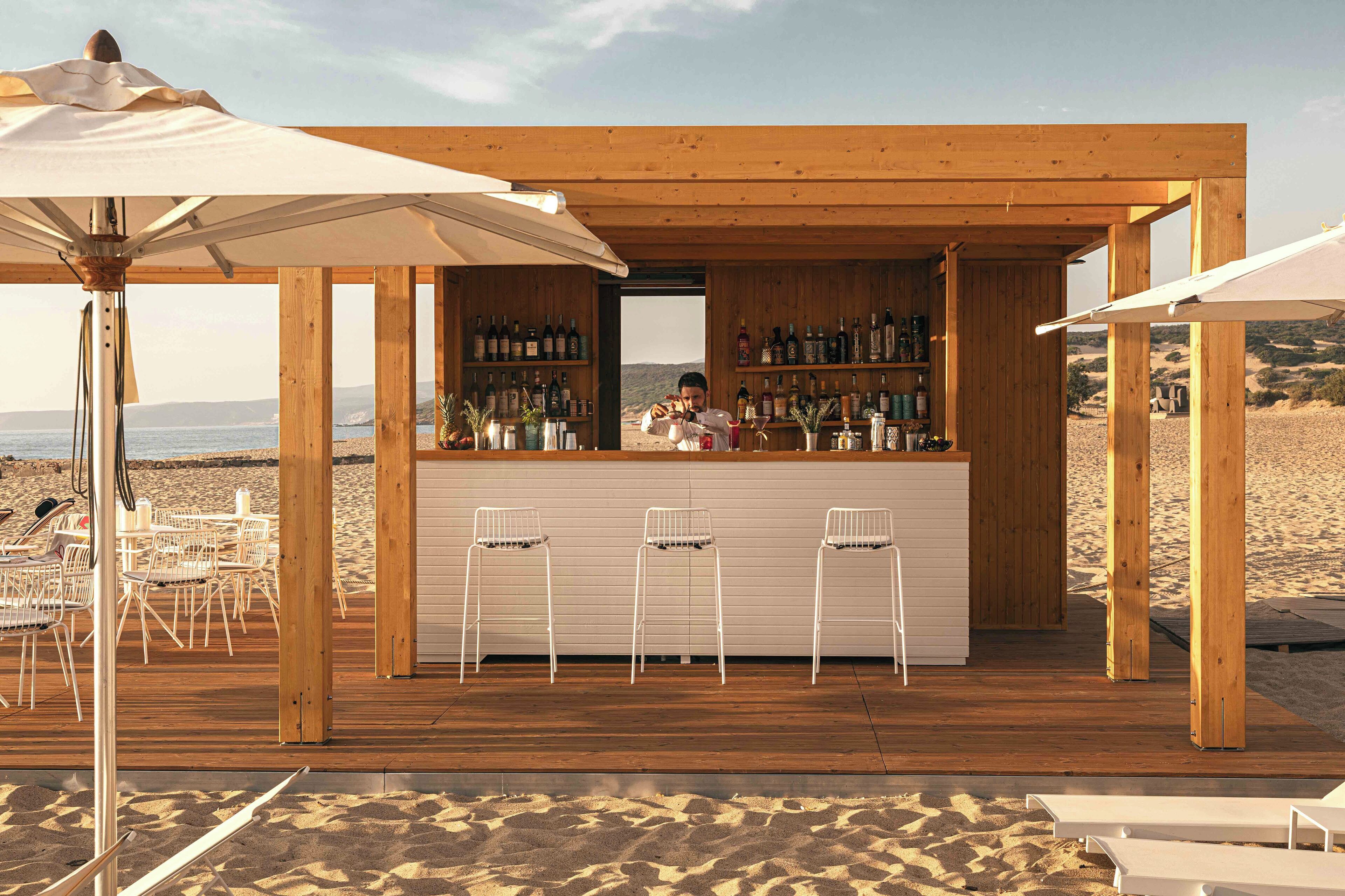 Bar sulla spiaggia