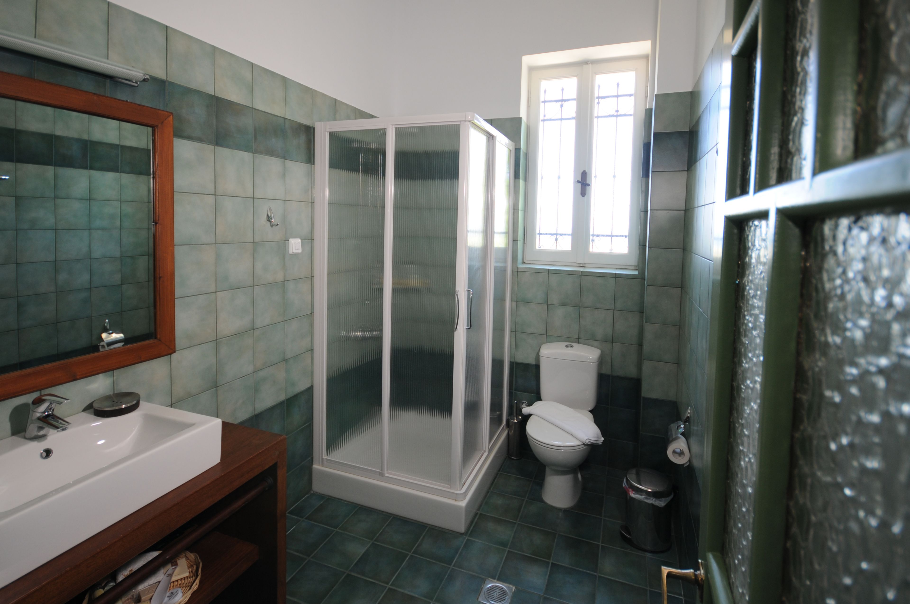 apartment, 1 bedroom (ariadni) | bathroom | shower, free toiletries, hair dryer, towels