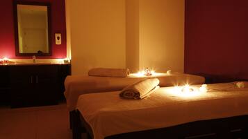 Un sauna, baño turco, tratamientos corporales, tratamientos faciales