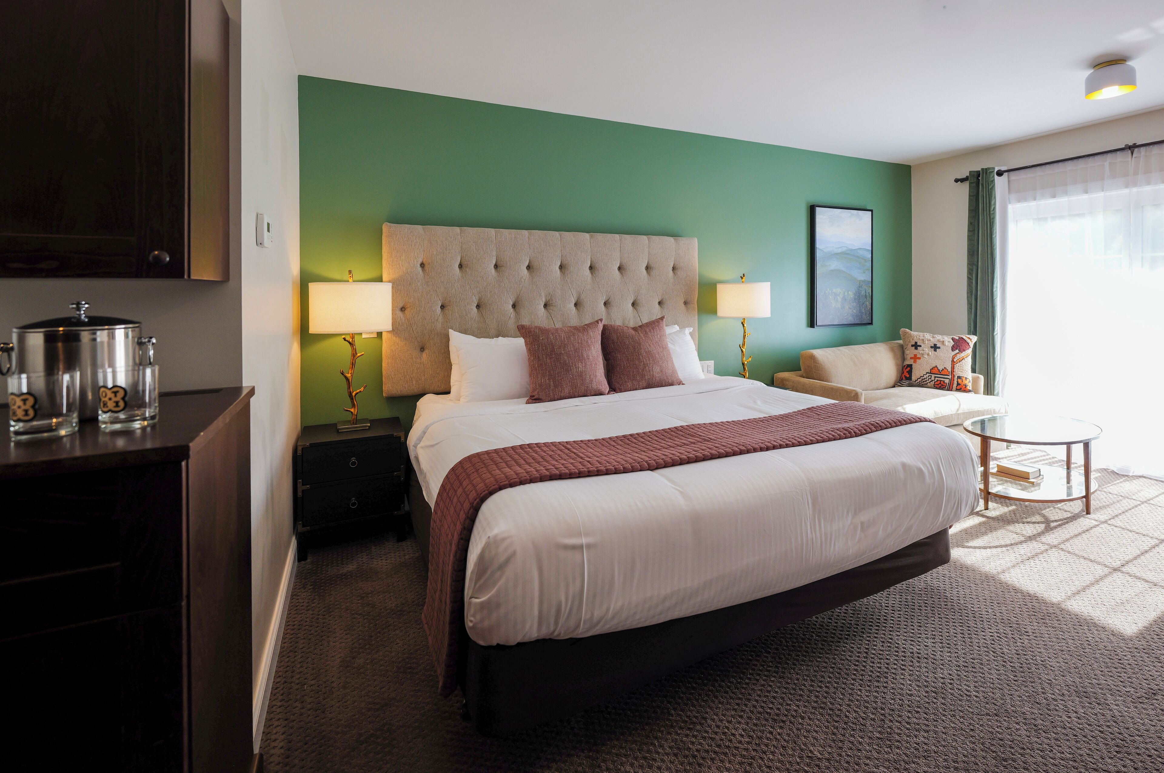 Riverview King  | Premium bedding, pillowtop beds, in-room safe, individually decorated