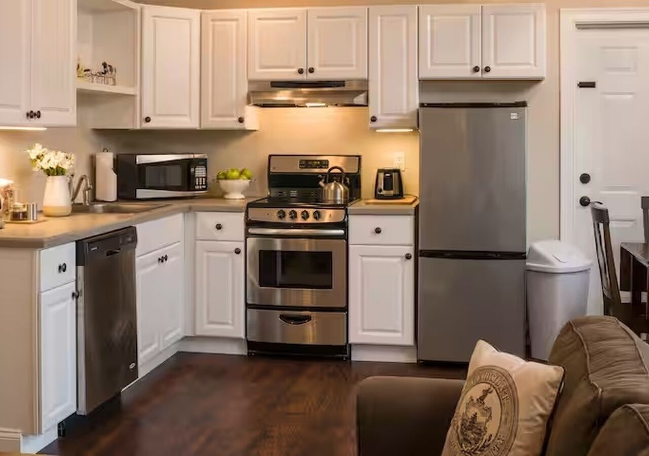 Family Apartment, 2 Bedrooms | Private kitchen | Microwave
