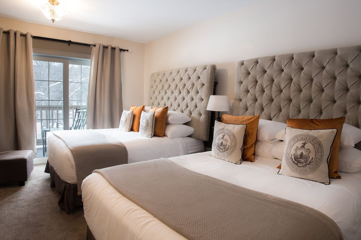 Premium bedding, pillow-top beds, in-room safe, individually decorated