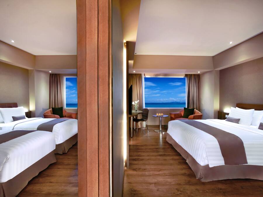 Kamar Deluks | Minibar, brankas, meja kerja, dan Wi-Fi gratis