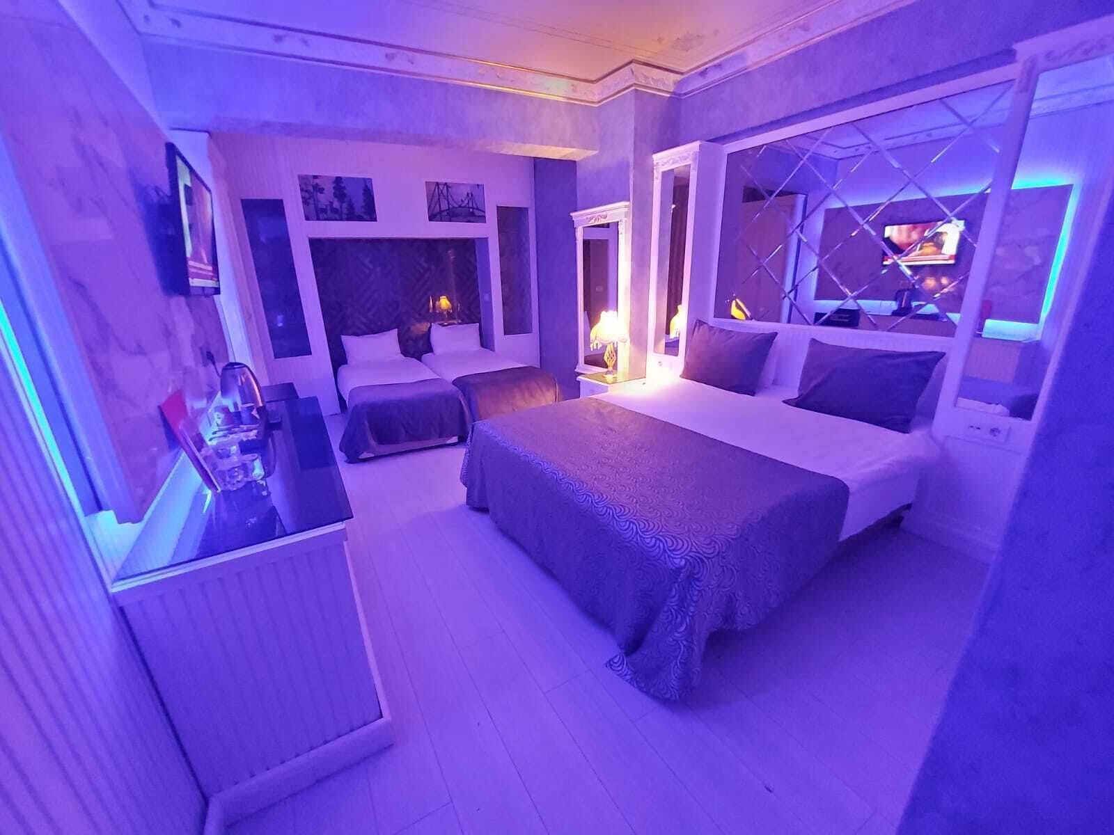 스탠다드 쿼드룸 | 고급 침구, 미니바, 객실 내 금고, 각각 다르게 가구 비치