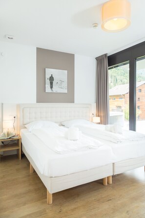 Apartment, 2 Bedrooms, Kitchen | Hypo-allergenic bedding, pillowtop beds, iron/ironing board - Appart Gastauer (Sankt Gallenkirch)