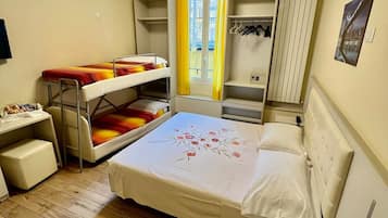 Classic Quadruple Room | Individually furnished, free WiFi, bed sheets