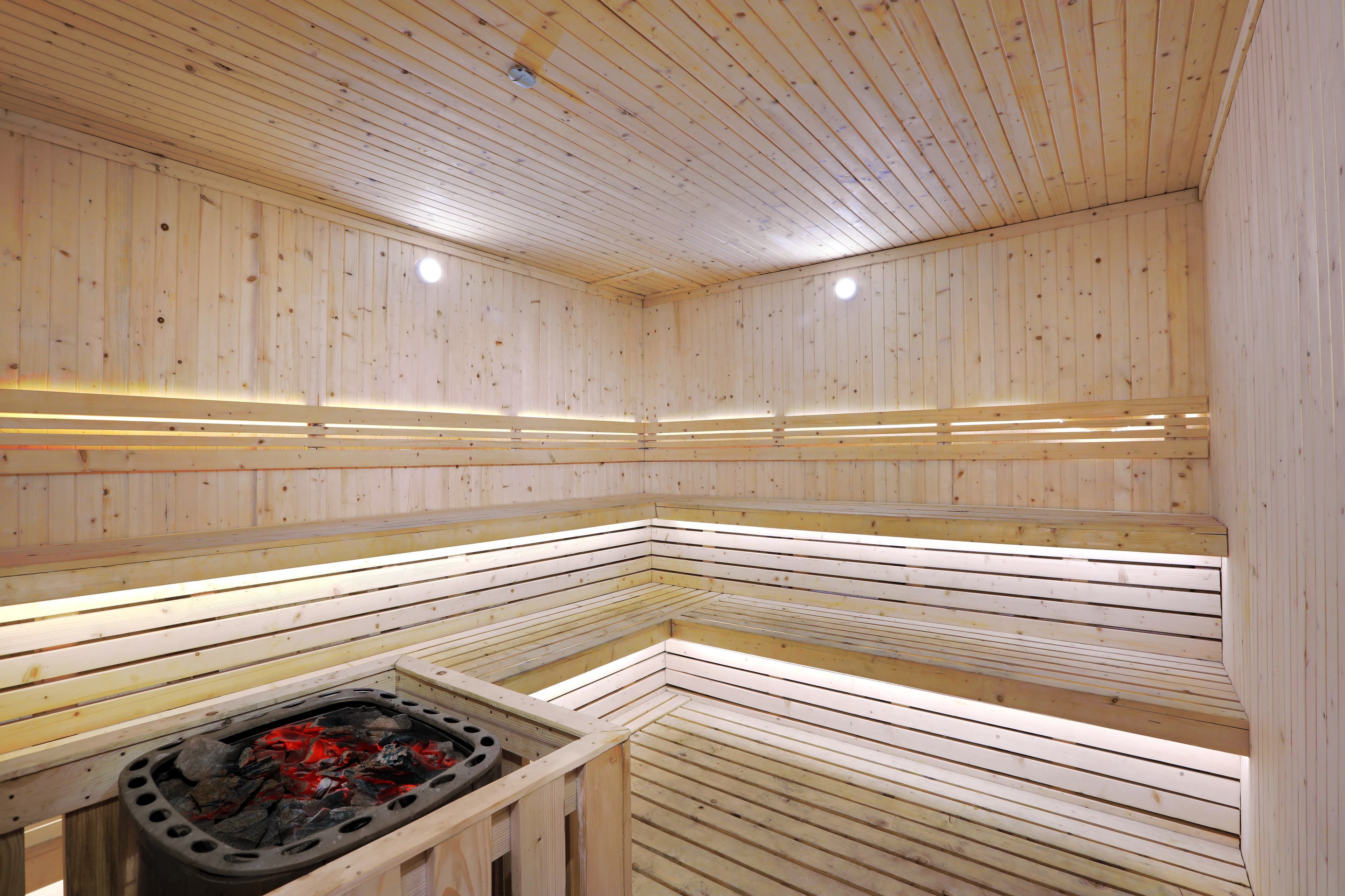 sauna, hot tub, steam room, 2 treatment rooms