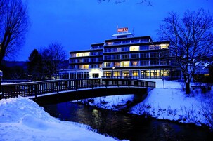 Front of property - evening/night