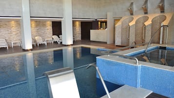 Hot tub, body treatments, hot stone massages, sports massages, facials