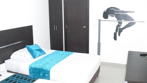Chambre simple | 1 chambre, draps en coton égyptien, literie de qualité, couette en duvet