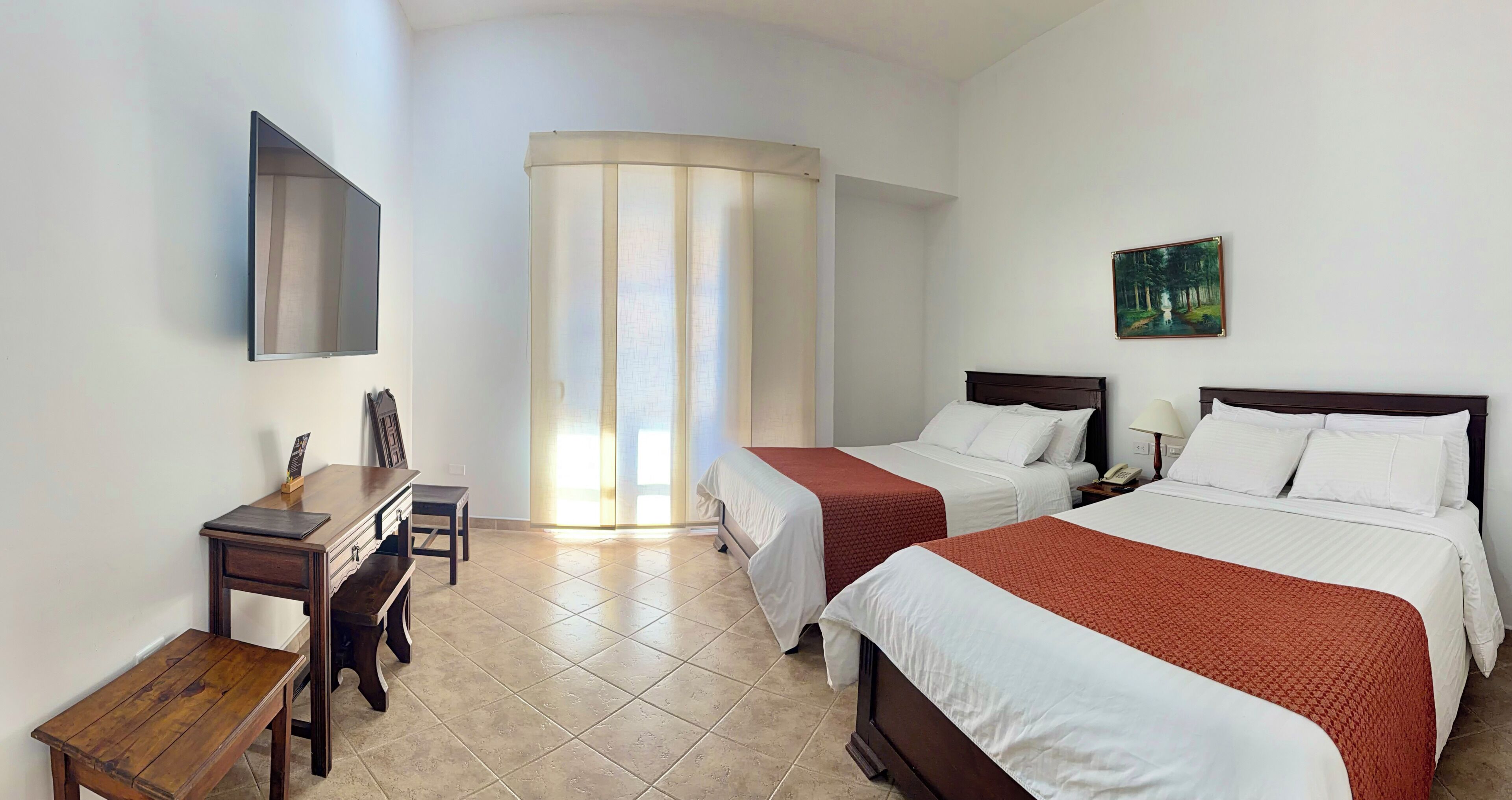 Triple Room | Egyptian cotton sheets, premium bedding, down comforters, in-room safe