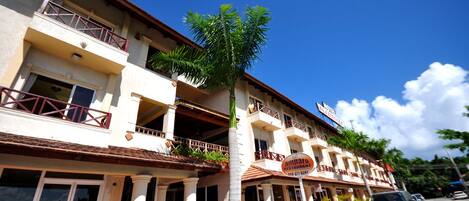 Voorkant van accommodatie