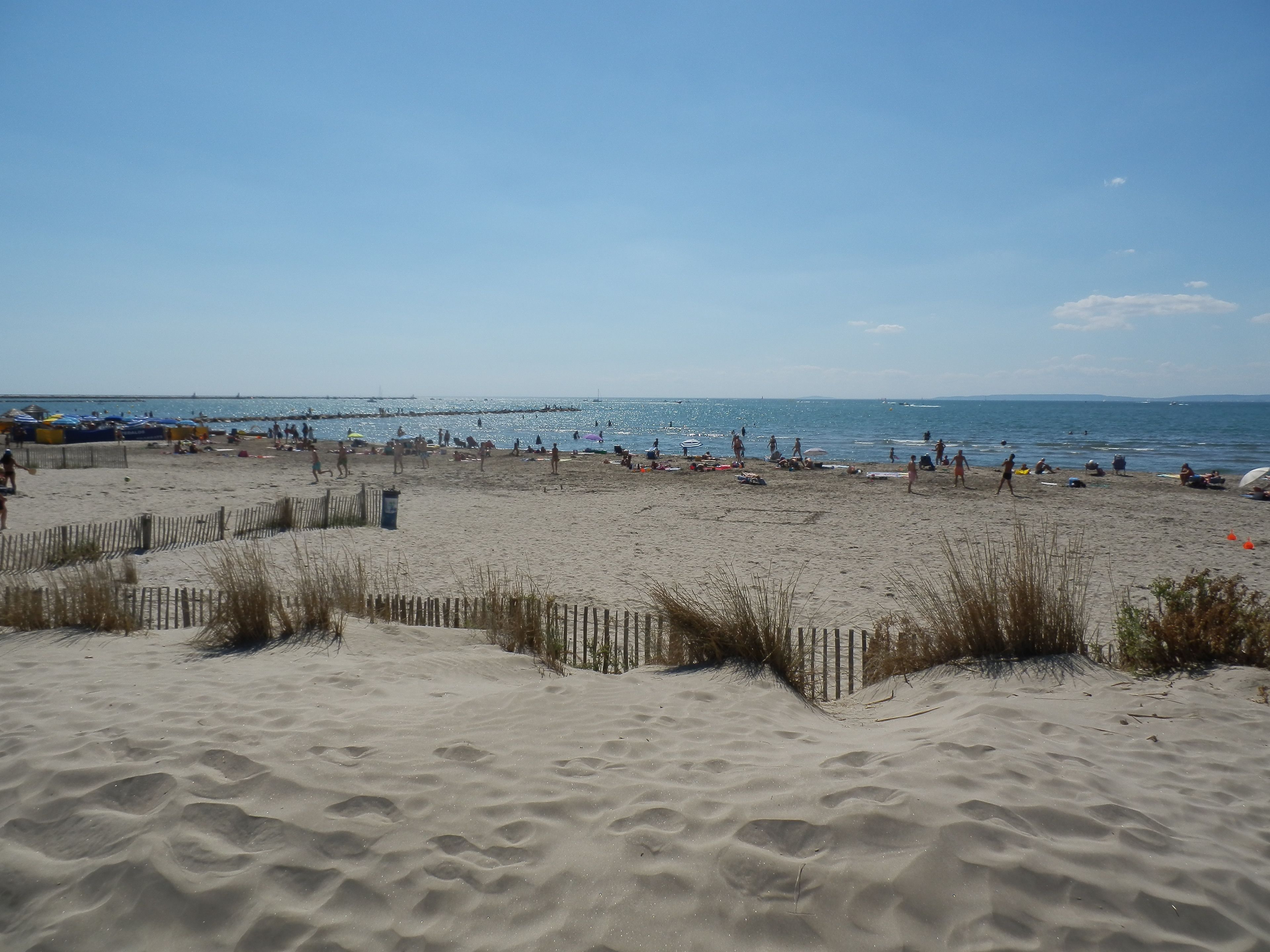 Plage, sable blanc