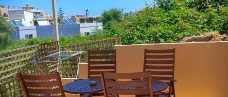 Appartement, 1 chambre, patio, vue piscine | Terrasse/Patio