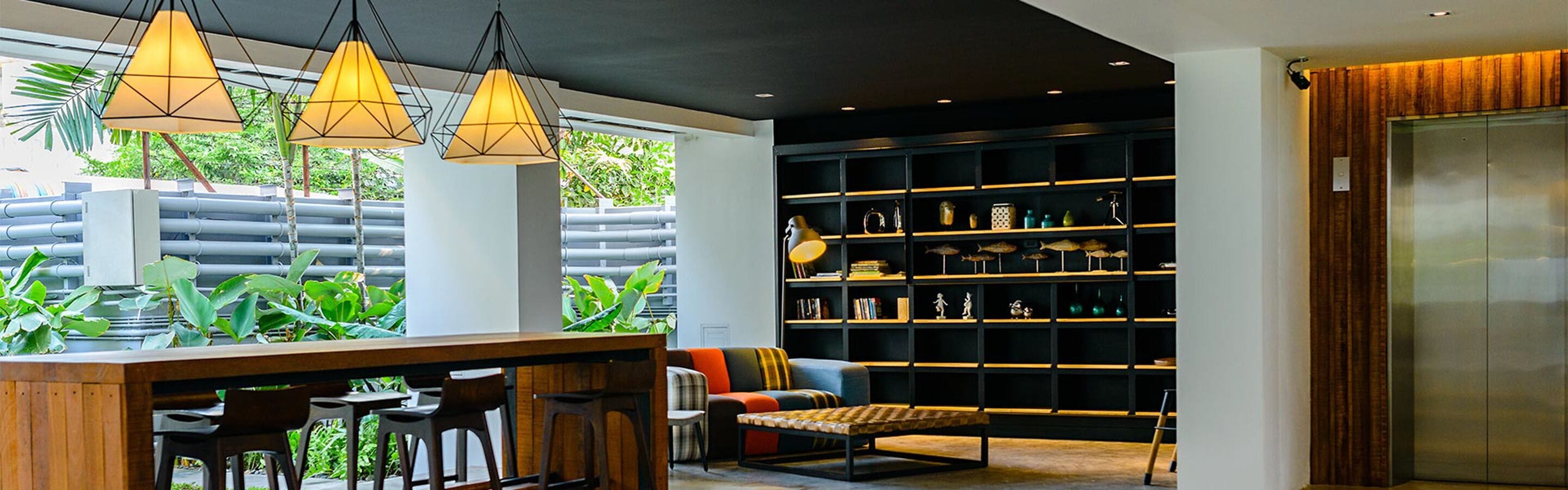 Zona de estar del vestíbulo