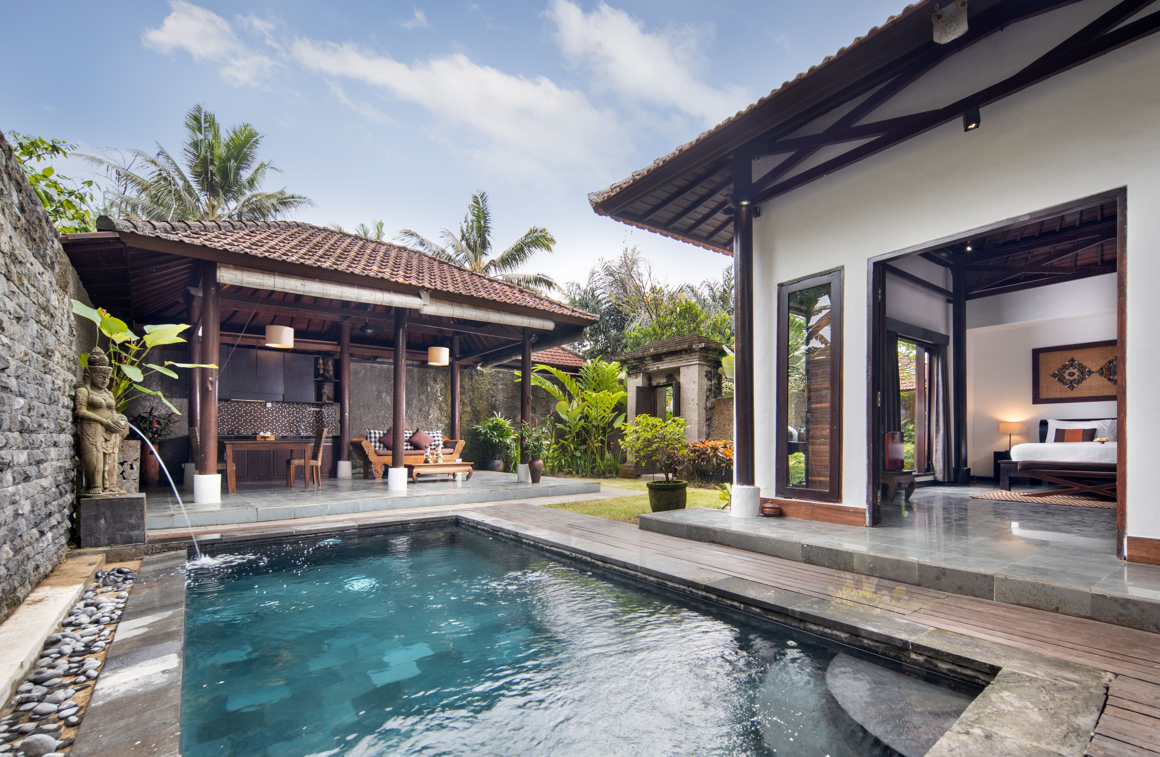 Deluxe One Bedroom Private Pool Villa with Free Benefits | Sábanas de algodón egipcio y ropa de cama de alta calidad