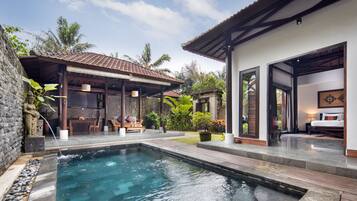 Deluxe One Bedroom Private Pool Villa with Free Benefits | Sábanas de algodón egipcio y ropa de cama de alta calidad