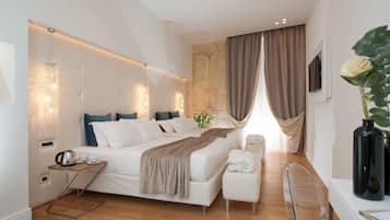 Kamar Keluarga | 1 kamar tidur, minibar, brankas, dan meja kerja