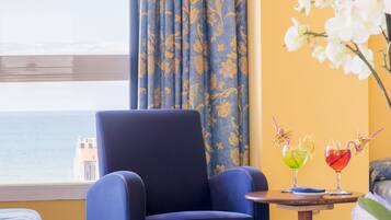 Down duvets, pillow-top beds, minibar, in-room safe