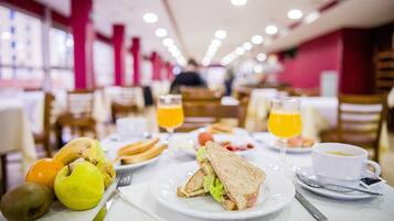Daily buffet breakfast (EUR 5 per person)